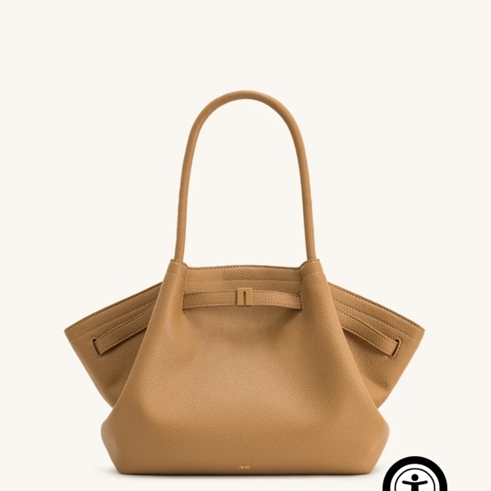 Leather Tote Bag By JW PEI in Camel